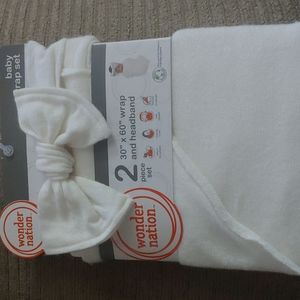 2 piece baby wrap set